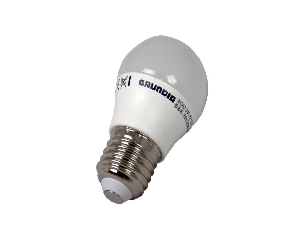 Bec LED Grundig de 5,5 W - alba - Mărimea 4,5x4,5x7,4 cm