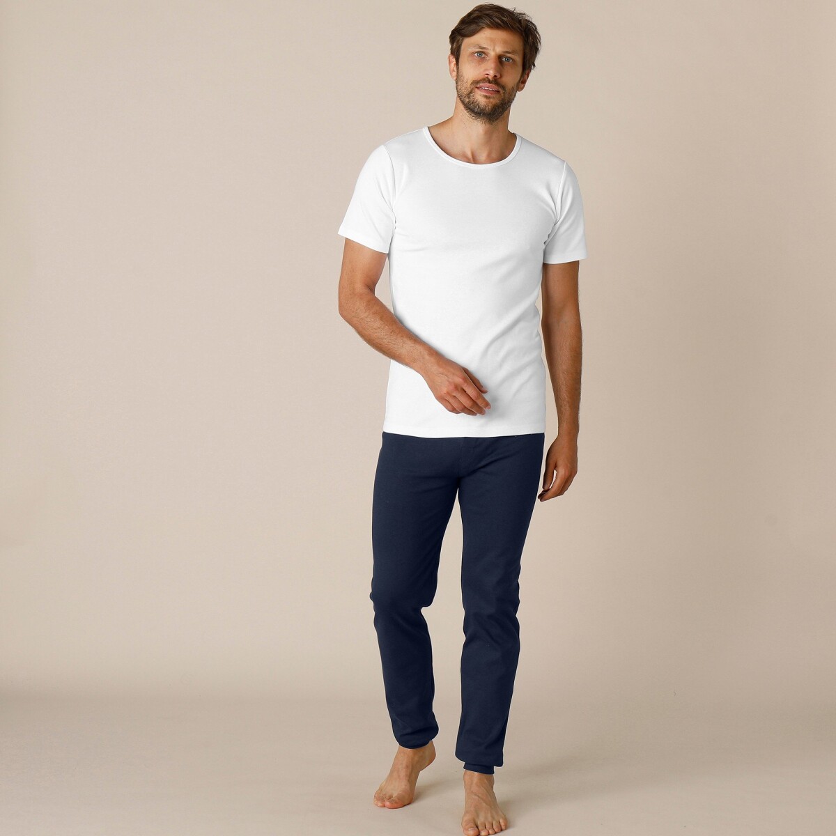 Blancheporte Sada 2 termo triček s krátkými rukávy bílá 101/108 (XL)