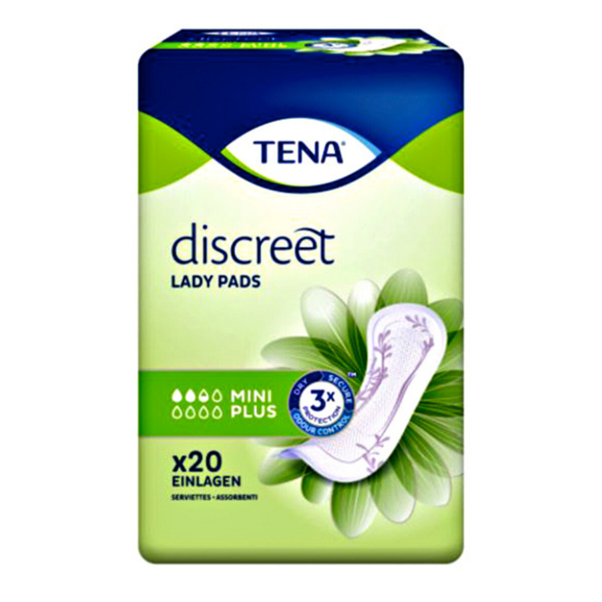 Magnet 3Pagen Inkontinenční vložky Tena Lady Discreed mini plus 20 ks