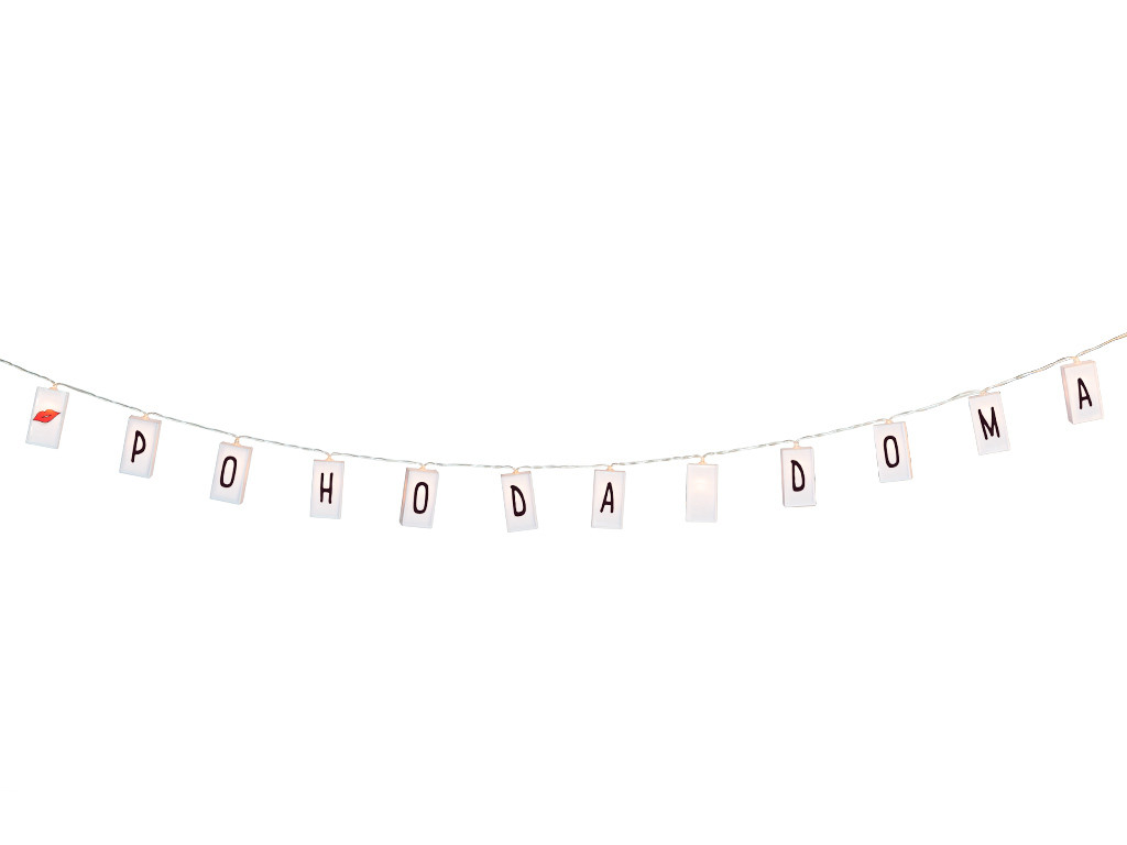 Magnet 3Pagen LED svítící písmena bílá 230 x 6,7 x 2,3 cm